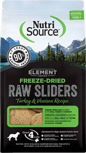 20oz Nutrisource Element Freeze-Dried Turkey Ven Sliders - Dog/Cat Supplements